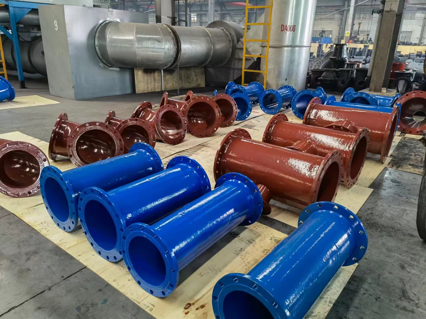 Ductile iron pipe fittings( All kinds of fittings including Bends, Tees, Elows , short pipes Y strainer, Reducer, Caps ,Plug,Flange,Cross and Etc)