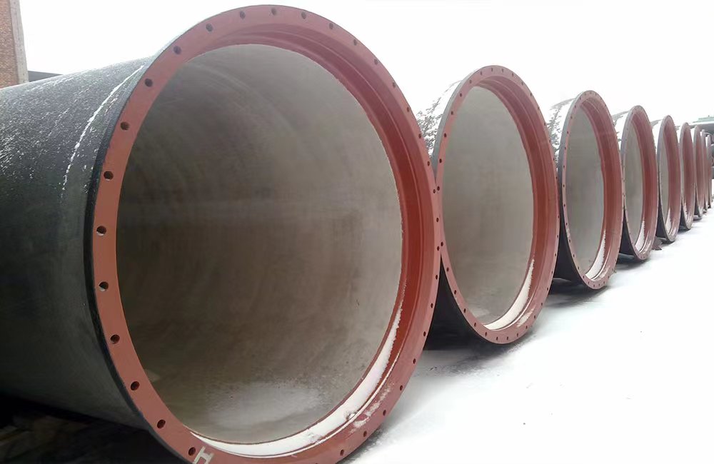 Ductile iron pipes ( Mechanical or K type joint, Class K9, K8,K12, C40, C30 & C25 in 6 Meters or 5.7 Meter or 5.5 Meter, Bitumen+ Zinc outside painting and Cement lining inside or FBE inside and outside )